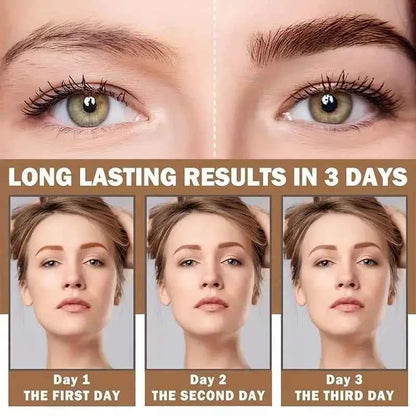 Mascara 3D noir waterproof, volume extra long, longue tenue, anti-bavures, recourbant naturellement, pour débutantes, application rapide, maquillage yeux grands et éclatants