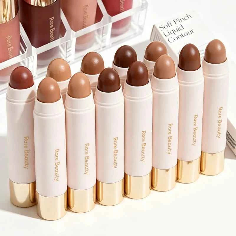 Rare Beauty Always Sunny Happy Sol Silky Three-dimensional Bronze Contour Stick Natural Matte Adapté pour le maquillage du nez