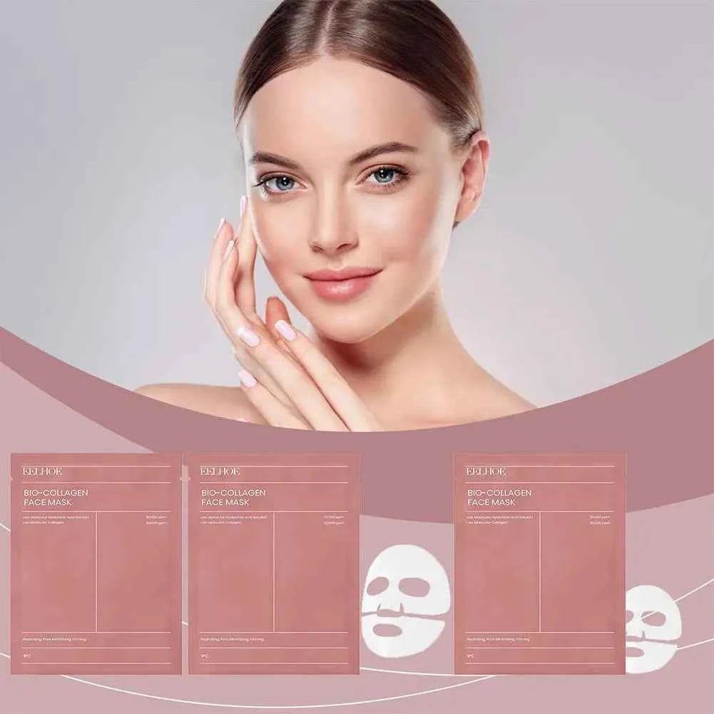 Collagen Face Mask Reduces Wrinkles Moisturizing Deep Firming Facial Hydration Beauty Skin Care Products Brightening J8I3