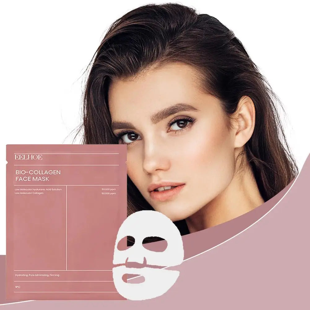 Collagen Face Mask Reduces Wrinkles Moisturizing Deep Firming Facial Hydration Beauty Skin Care Products Brightening J8I3