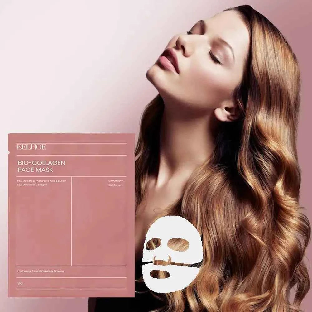 Collagen Face Mask Reduces Wrinkles Moisturizing Deep Firming Facial Hydration Beauty Skin Care Products Brightening J8I3